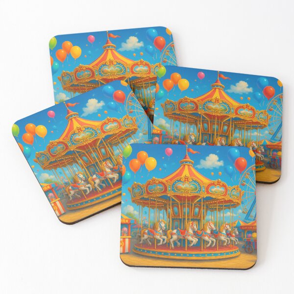 Item preview, Colorful Day at the Amusement Park – Jigsaw Puzzle designed and sold by SEIMEI2025.