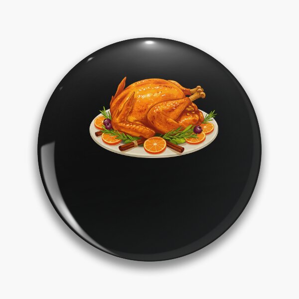 Item preview, Thanksgiving Roast Turkey Plate designed and sold by TalalosART.