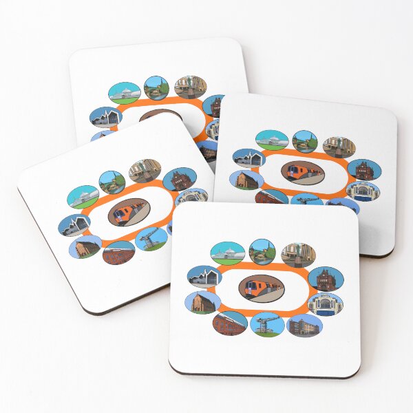 Item preview, Clockwork Orange: Glasgow Subway Station Illustration  designed and sold by Carolinexnoble.