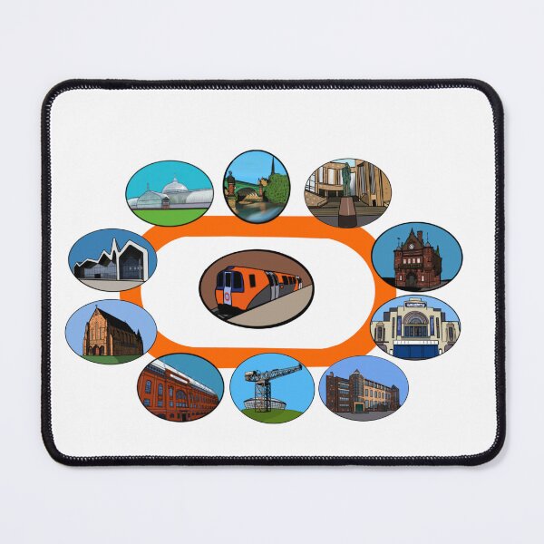 Item preview, Clockwork Orange: Glasgow Subway Station Illustration  designed and sold by Carolinexnoble.