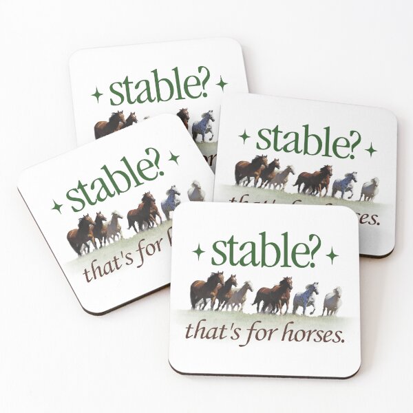 Item preview, stable? that's for horses. designed and sold by snazzyseagull.
