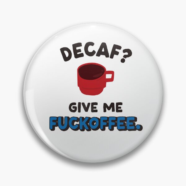 Item preview, Funny Coffee Quote – “Decaf? Give Me Fuckoffee” Bold Red Mug Design designed and sold by cpop-studio.