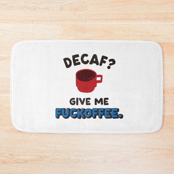 Item preview, Funny Coffee Quote – “Decaf? Give Me Fuckoffee” Bold Red Mug Design designed and sold by cpop-studio.