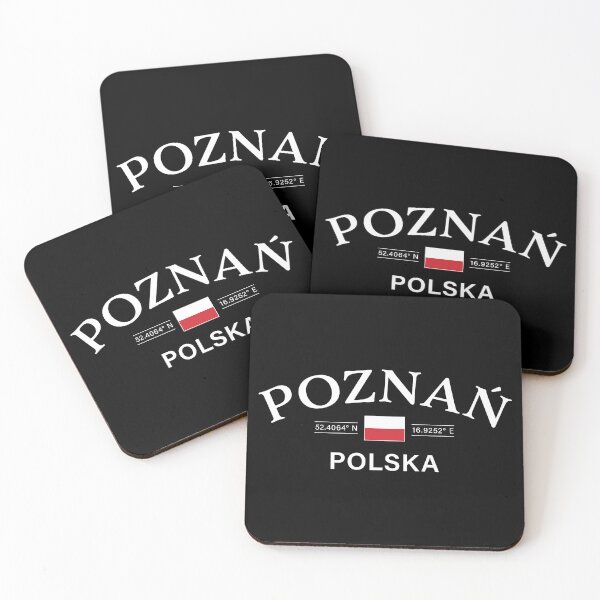 Item preview, Poznan Polska (Poland) Polish Coordinates designed and sold by HakeDesign.