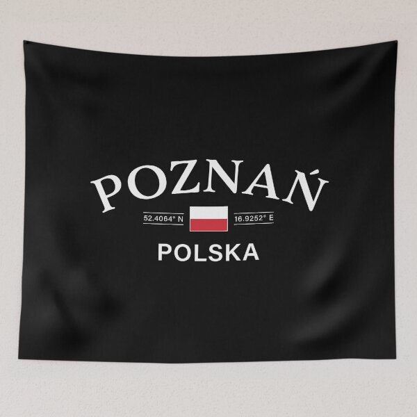 Item preview, Poznan Polska (Poland) Polish Coordinates designed and sold by HakeDesign.