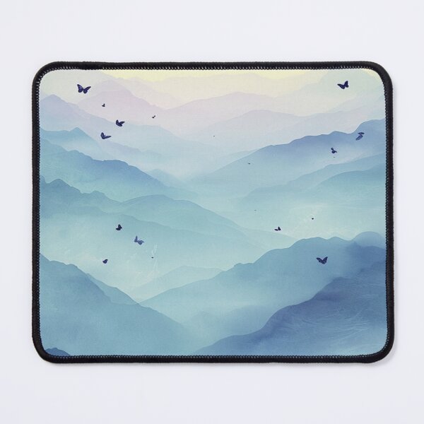 Item preview, Surreal colorful mountain pattern designed and sold by saly55887.