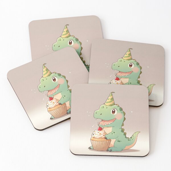 Item preview, Chibi T-Rex Party Hat Cute Dino designed and sold by Ledsor.