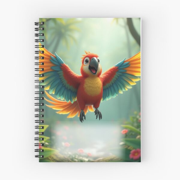 Item preview, colorful parrot designed and sold by Islandflowers.