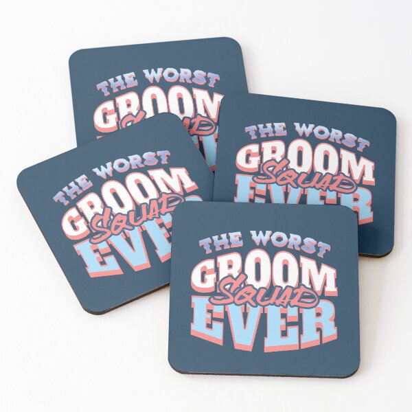 Item preview, The Worst Groom Squad Ever Funny Wedding Saying designed and sold by NosandEdgy.