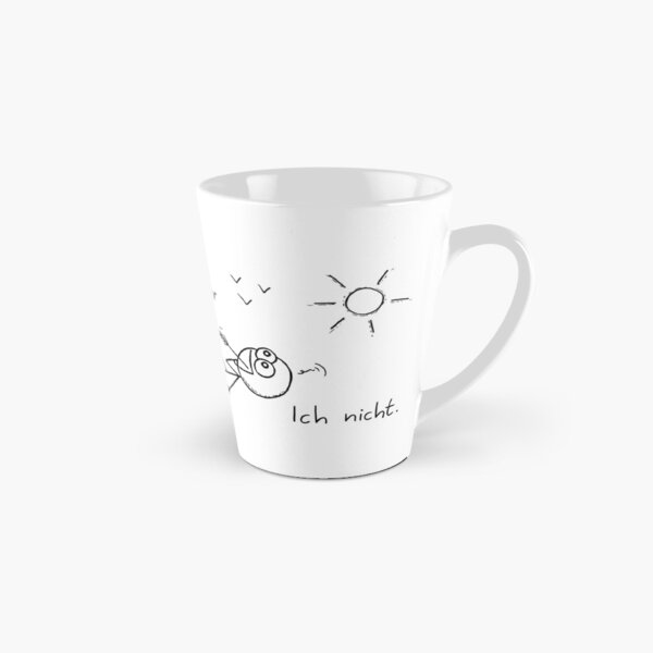 Zu viele Menschen islieb-Cartoon Tasse (konisch)