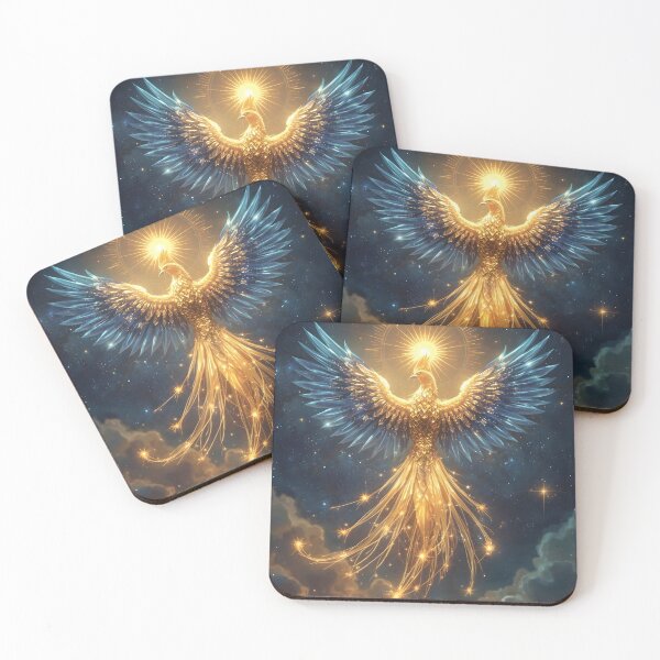 Item preview, Fenix dorado , Criatura mítica, Animal de fantasía designed and sold by The Dream Lab.