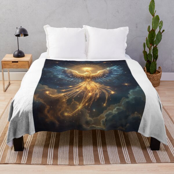 Item preview, Golden Phoenix, Mythical Creature, Fantasy Animal designed and sold by The Dream Lab.