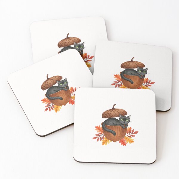 Item preview, Black Cat Aesthetic for Autumn Days  designed and sold by MOHITSALVI.