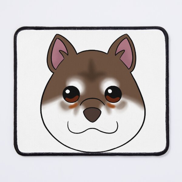 Item preview, Dark Brown Shiba Inu Tear Stains designed and sold by OliRoseArt.
