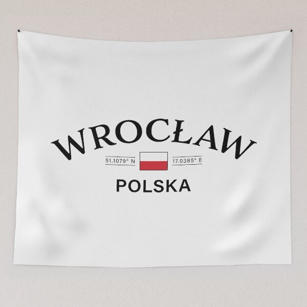 Item preview, Wroclaw Polska (Poland) Polish Coordinates designed and sold by HakeDesign.