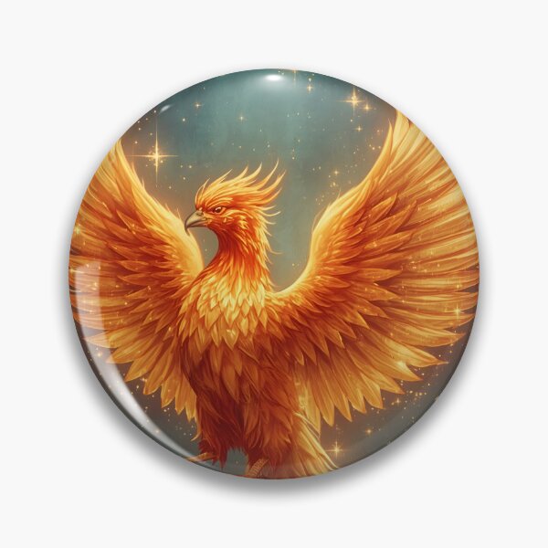Item preview, Phoenix with flowers, Mythical creature, Fantasy animal designed and sold by The Dream Lab.