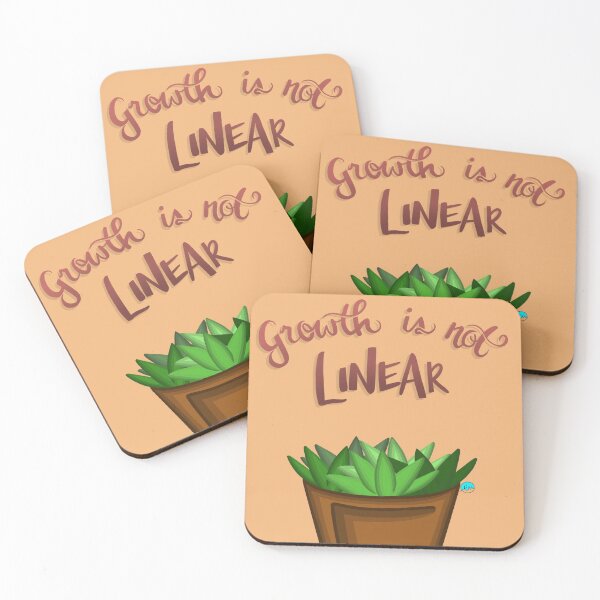 Item preview, Growth is Not Linear designed and sold by Evercraft21.