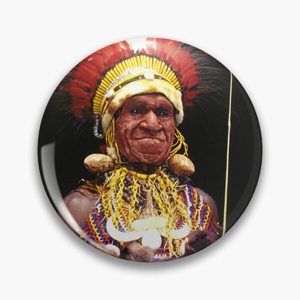 Item preview, Indigenous Authentic Village Chief In Papua New Guinea designed and sold by DEC02.
