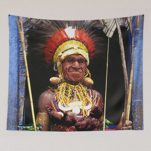Item preview, Indigenous Authentic Village Chief In Papua New Guinea designed and sold by DEC02.