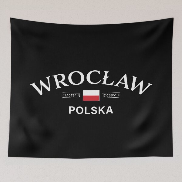 Item preview, Wroclaw Polska (Poland) Polish Coordinates designed and sold by HakeDesign.