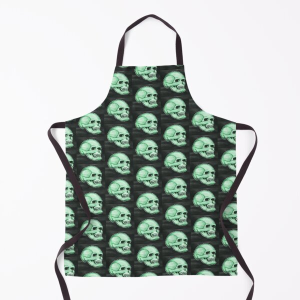 Item preview, green skull  designed and sold by JazBax.