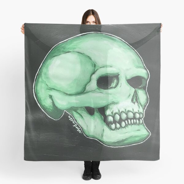 Item preview, green skull  designed and sold by JazBax.