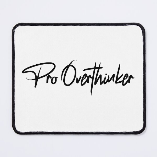 Item preview, Overthinker Cursive Script designed and sold by thereallama.