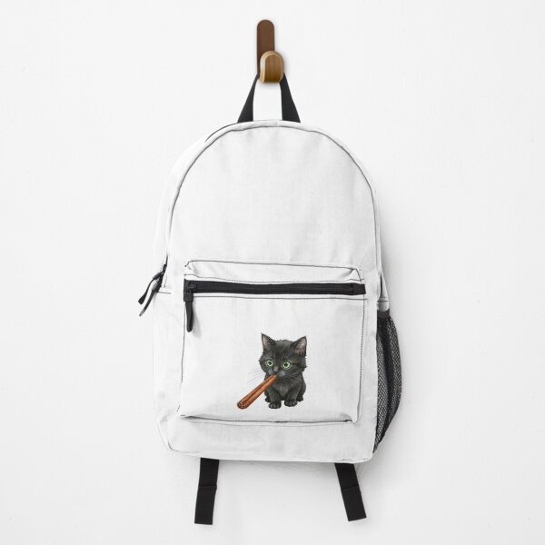 Item preview, Black Cat with Cinnamon Stick designed and sold by MOHITSALVI.