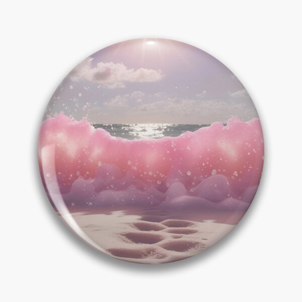 Item preview, pink wave designed and sold by Islandflowers.