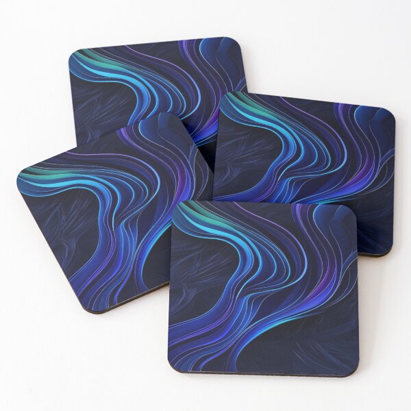 Item preview, Blue wave pattern designed and sold by saly55887.