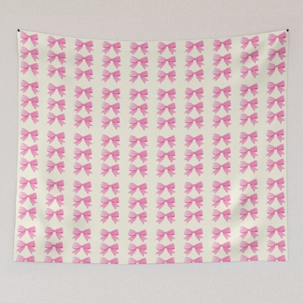 Item preview, Pink bows in watercolor designed and sold by mariastudiodigital.