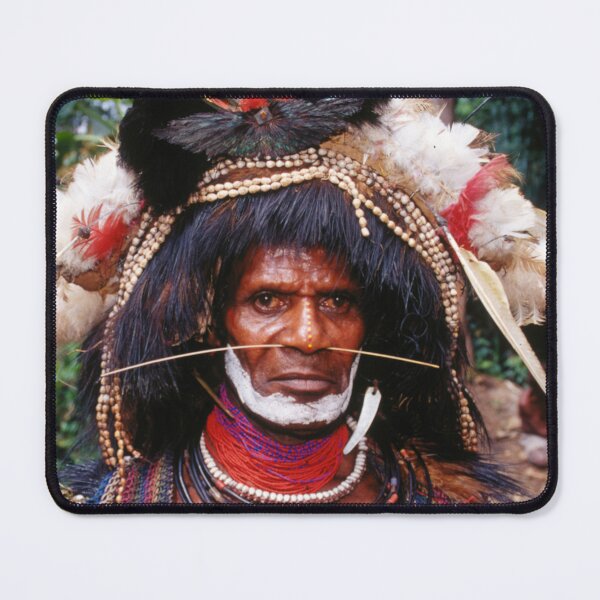 Item preview, Papua New Guinea Villager Traditional Spirit Dancer Photo designed and sold by DEC02.