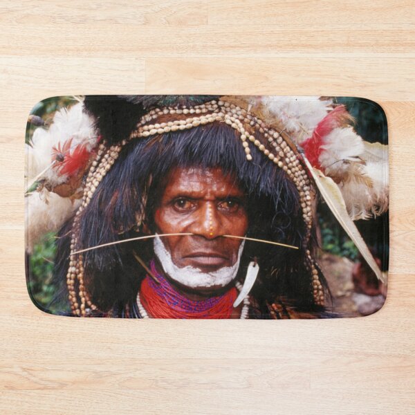 Item preview, Papua New Guinea Villager Traditional Spirit Dancer Photo designed and sold by DEC02.