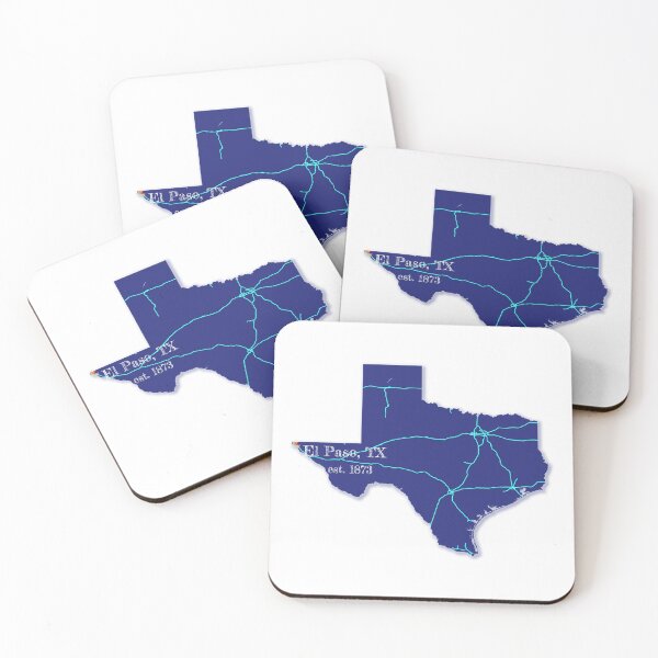 Item preview, El Paso, TX [Blue] designed and sold by PhilbonianDezin.