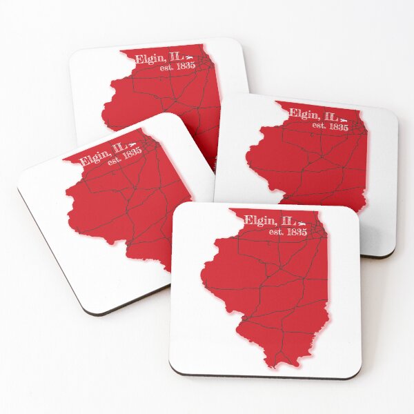Item preview, Elgin, IL [Red] designed and sold by PhilbonianDezin.