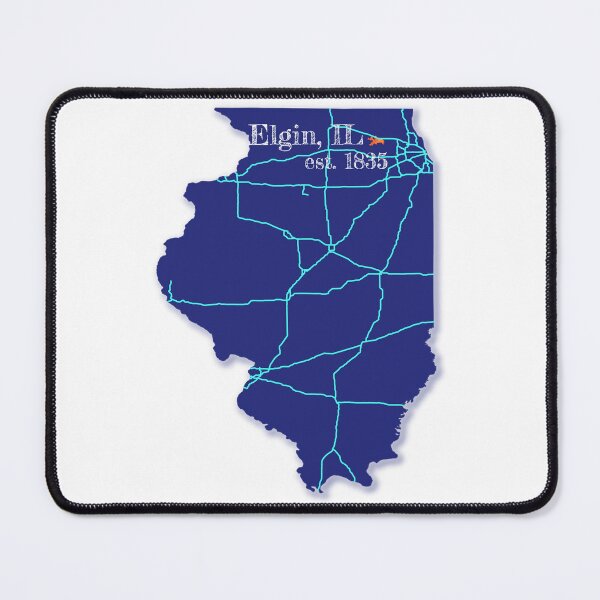 Item preview, Elgin, IL [Blue] designed and sold by PhilbonianDezin.