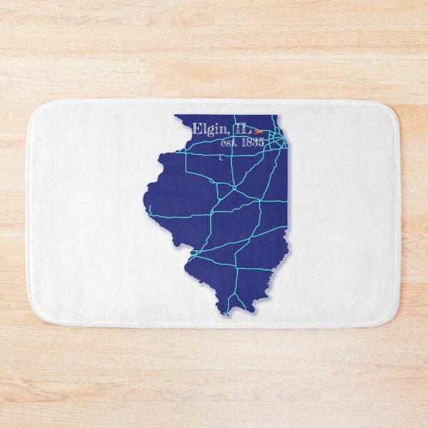 Item preview, Elgin, IL [Blue] designed and sold by PhilbonianDezin.