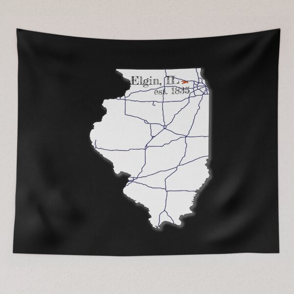 Item preview, Elgin, IL [White] designed and sold by PhilbonianDezin.