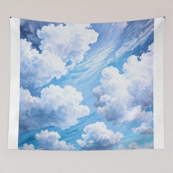Item preview, Blue clouds designed and sold by saly55887.