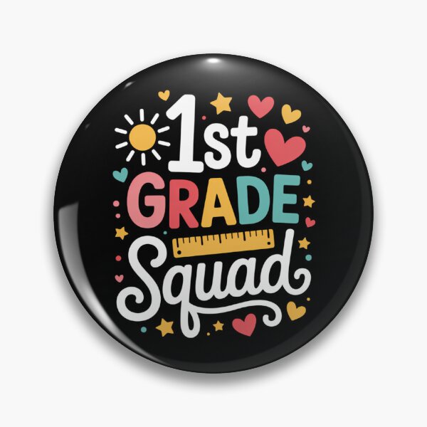Item preview, 1st First Grade Squad Student Teacher Back To School designed and sold by brynatshop.