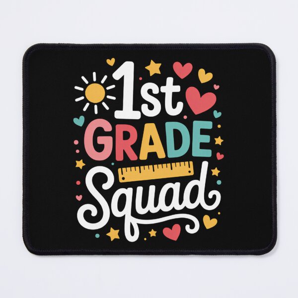 Item preview, 1st First Grade Squad Student Teacher Back To School designed and sold by brynatshop.