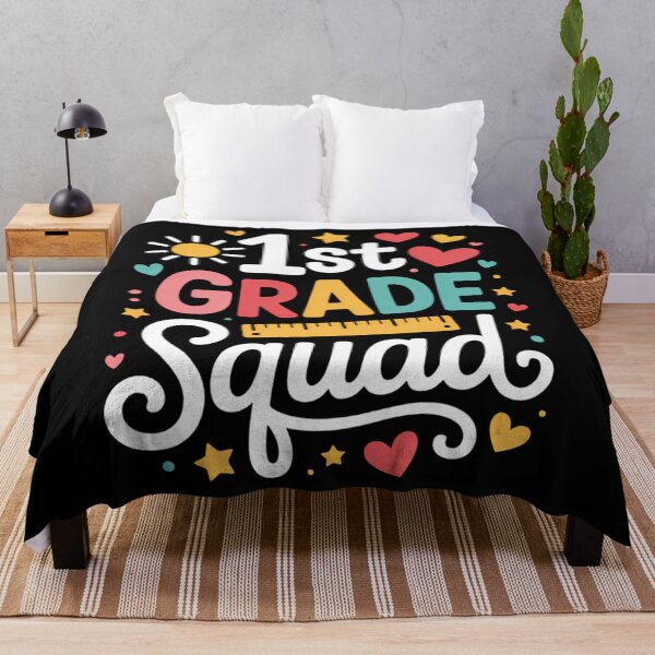 Item preview, 1st First Grade Squad Student Teacher Back To School designed and sold by brynatshop.