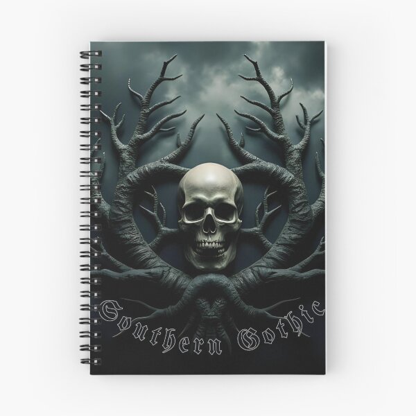 Item preview, Mystical Skull With Dark Tree Branches in a Gothic Atmosphere designed and sold by Rue Design Company.