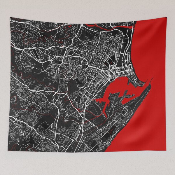 Item preview, Durban City Map of KwaZulu-Natal, South Africa - Oriental designed and sold by deMAP.