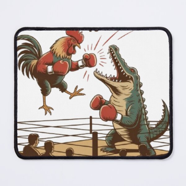 Item preview, Rooster Alligator vs Bare Knuckle designed and sold by PixelPopShops.