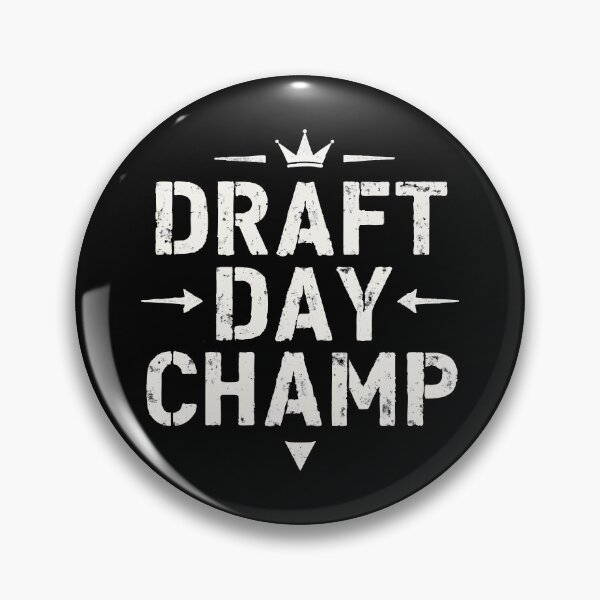 Item preview, Draft Day Champ — Funny Fantasy Sports & Game Day Typography Design designed and sold by Dreambytes.