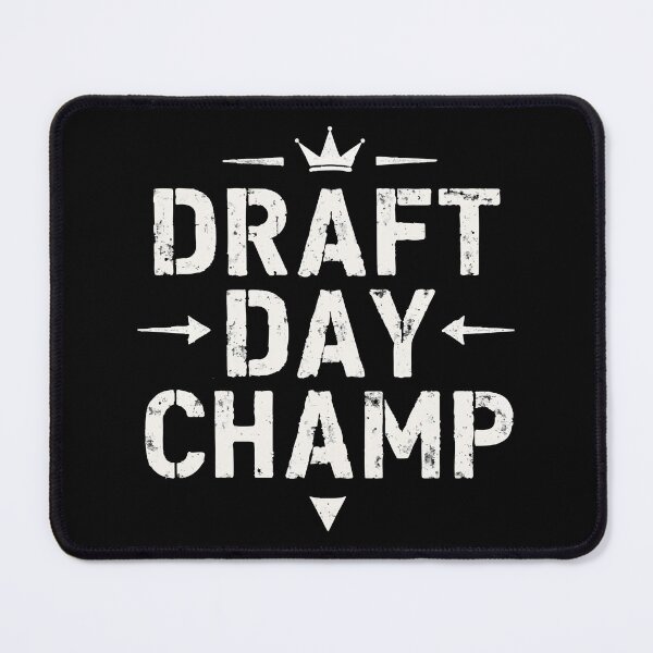 Item preview, Draft Day Champ — Funny Fantasy Sports & Game Day Typography Design designed and sold by Dreambytes.