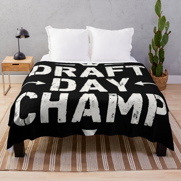 Item preview, Draft Day Champ — Funny Fantasy Sports & Game Day Typography Design designed and sold by Dreambytes.