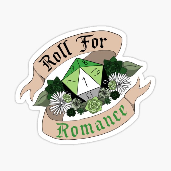 Artikel-Vorschau von Roll For Romance – Aromantischer Stolz [Kritischer Fehlschlag], designt und verkauft von flailingmuse.