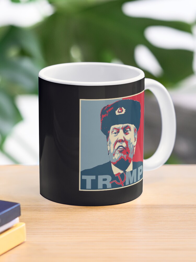 Thumbnail 1 of 6, Coffee Mug, Trump Russia Poster T-Shirts and Stickers designed and sold by EthosWear.